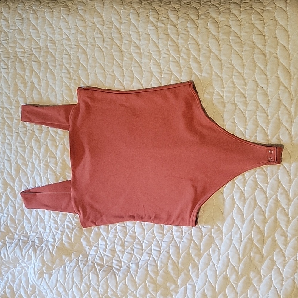 A&F Double-Layered Seamless Fabric Squareneck Bodysuit